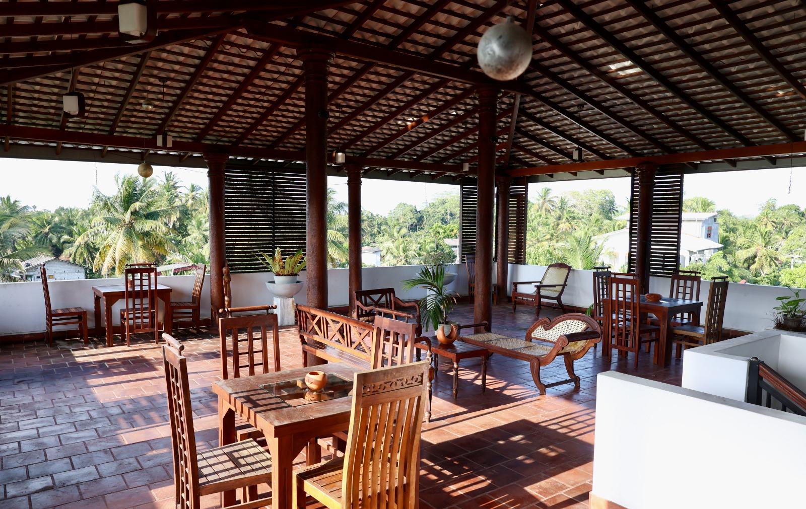 Sunrise over the rooftop